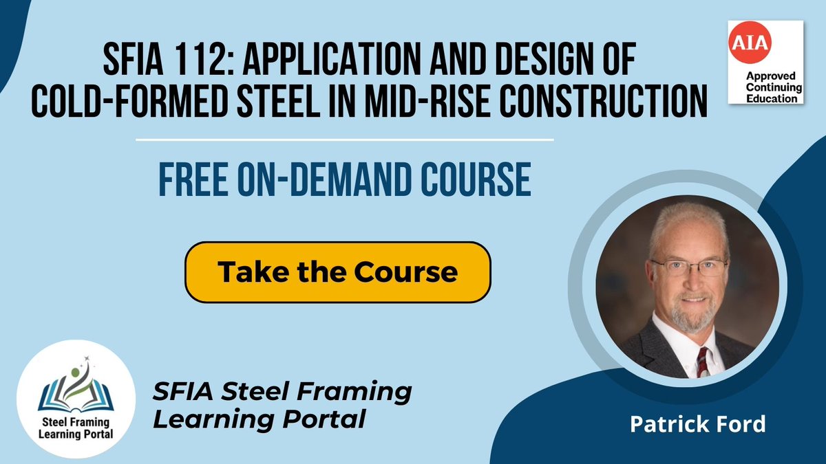 buildsteelorg's tweet image. In this free on-demand course from SFIA, industry expert Patrick Ford illustrates how #panelization and hybrid systems using #steel framed assemblies benefits mid-rise #construction projects - ow.ly/jtuw50QsOcl
#BuildSteel #CFSteel #Prefab #OffsiteConstruction #Construction