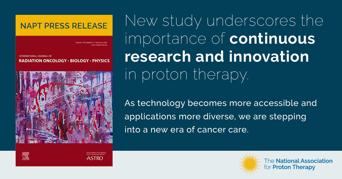 🚨 A new study in @ASTRO_org's Red Journal reveals a broadening impact of proton therapy on diverse cancer types, challenging past perceptions. Read the full press release for our insight on these compelling findings! ➡️ proton-therapy.org/new-study-in-r… @SJFrankMD @IsabelleChoiMD