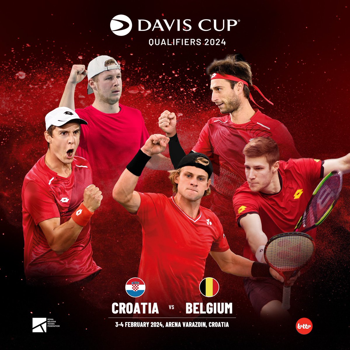 Team nomination change! 📣🇧🇪 @David__Goffin’s decision to withdraw from the @DavisCup Qualifier between Croatia and Belgium (3-4 february) leads to @GauthierOnclin stepping in. Welcome, Gauthier! 👋  #crobel #daviscupqualifier @DavisCup @ITFTennis @NatLot_Belgie