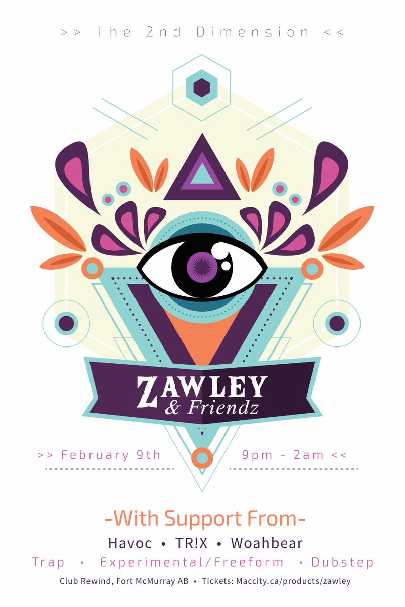 zawley's tweet photo. 👁️ ANNOUNCEMENT 👁️
Zawley and Friendz: The 2nd Dimension.
Tickets dropping soon 👀
•
•
•
#dj #djlife #edm #edmfamily #edmlifestyle #edmlife #festival #festivals #festivaltrap #plur #plurvibes #plurlife #dubstep #dubstepmusic #trap #trapmusic #producer #producerlife #music https://t.co/f8Tox2jAuh
