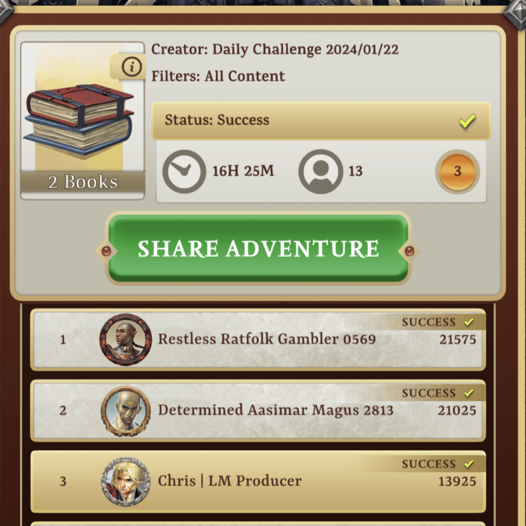 Remember that you can test your skills against other fellow pathfinders by competing in our daily challenges. To do so, simply launch the app and go to the challenge section. Think you’ll be able to outscore everyone and rank first on the leaderboard?
#pathfinder #trivia