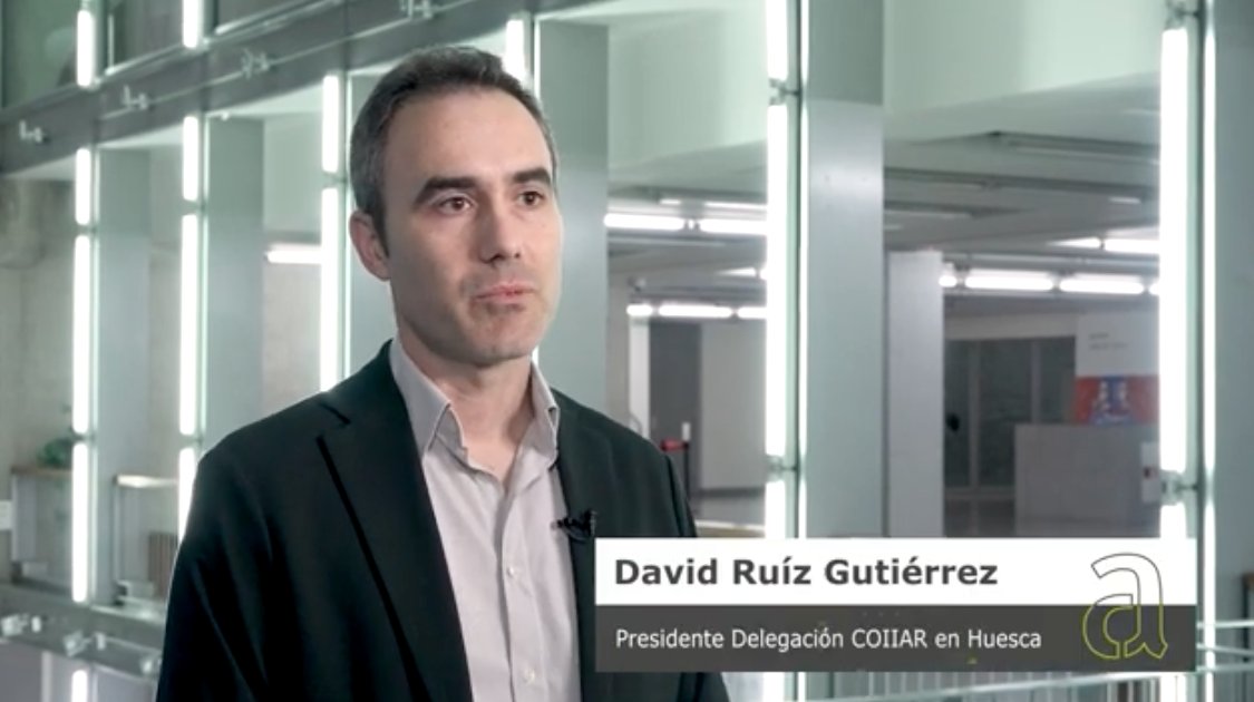 AESSIA_Aragon's tweet photo. David Ruiz Gutiérrez, delegado del @COIIAR en #Huesca, habla de la importancia del #SellodeCalidad de #AESSIA para los #ingenierosindustriales.
📺https://t.co/LXgX1ZLjcc https://t.co/2lKU8V9BgX