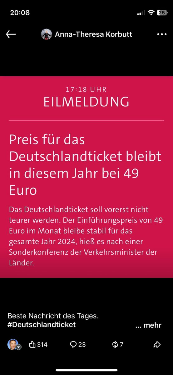 GmbhWarncke's tweet image. Das Bleiben (des Preises) ist wichtig. Es bringt Verlässlichkeit ins Angebot des ÖPNV! Ein wichtiger Schritt auf dem Weg zur Verkehrswende, auf dem #WayToZero 🍀WW
