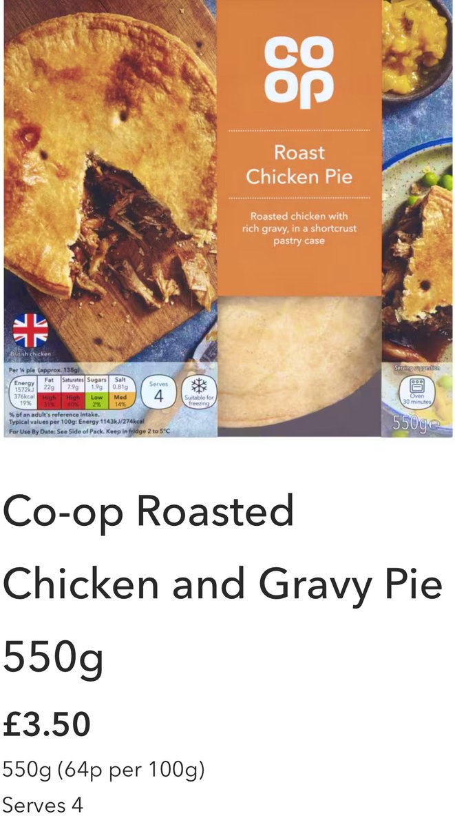 It's National Pie Day! 
Celebrating #NationalPieDay #PieDay2024 with my favourite @coopuk #RoastChickenPie