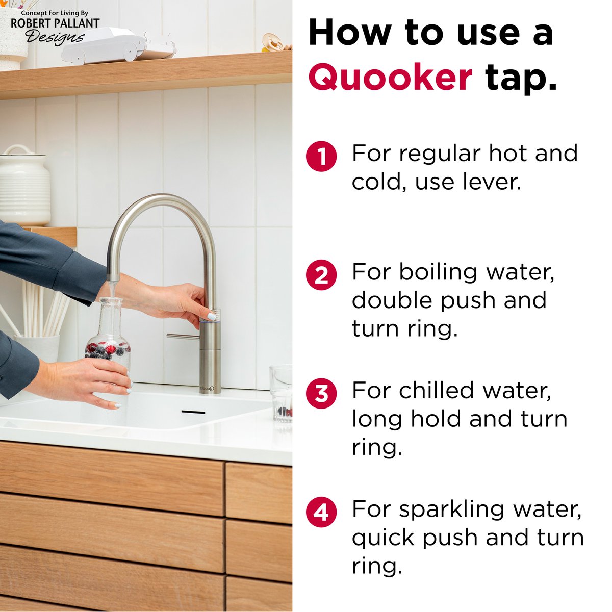 RobertPallant's tweet photo. A #Quooker tap can be a great asset to your new kitchen space, providing 4 essential uses of water, in one convenient tap 🚰

Build your dream space with Robert Pallant Designs 👇

https://t.co/k0zLXMASu5 https://t.co/2oaxC401jW