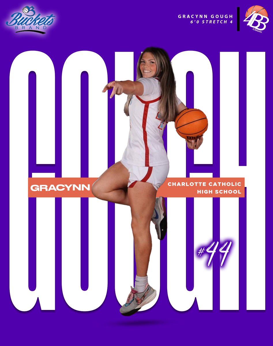 #4BB Classic (@4bbclassic) on Twitter photo 5th Annual #4BBClassic presented by <a href="/PEMSportsNC/">PEM Sports</a> & <a href="/bucketsbrand/">Buckets Brand</a>
Saturday, March 23rd, 2024
• • •
Featuring...
• • •
Gracynn Gough (<a href="/gracynngough/">Gracynn Gough</a>)
6’0 Stretch 4
<a href="/CatholicWBB/">Charlotte Catholic WBB</a>
<a href="/HCrossWBB/">Holy Cross Women's Basketball</a> Commit
• • •
Stay tuned for more updates! #4BB 5th Annual #4BBClassic presented by <a href="/PEMSportsNC/">PEM Sports</a> & <a href="/bucketsbrand/">Buckets Brand</a>
Saturday, March 23rd, 2024
• • •
Featuring...
• • •
Gracynn Gough (<a href="/gracynngough/">Gracynn Gough</a>)
6’0 Stretch 4
<a href="/CatholicWBB/">Charlotte Catholic WBB</a>
<a href="/HCrossWBB/">Holy Cross Women's Basketball</a> Commit
• • •
Stay tuned for more updates! #4BB