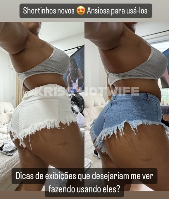 Onde deseja me ver usando esses shorts para uma exibi&ccedil;&atilde;o? Deixe as sugest&otilde;es nos coment&aacute;rios https://t