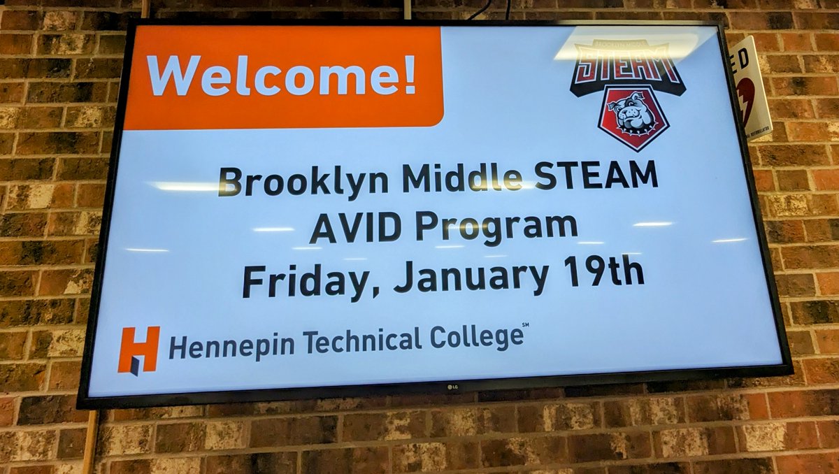 7th grade AVID students visited Hennepin Technical College to learn about the many exciting two year programs that they offer. #bmssteambulldogs #FutureReadySkills #AVIDstudents #CollegeAndCareerReady
