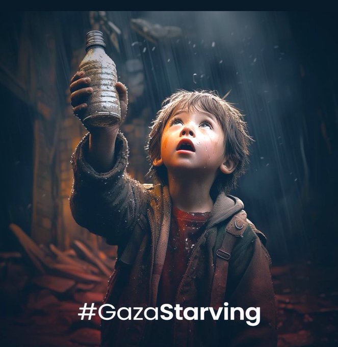 Öldürmek için bebek ve çocuk arıyoruz ama hiç kalmamış diyen İsrail askerlerine karşı tepkini göstermeyecek misin? Gazze’nin sesi ol!  #GazaStarving