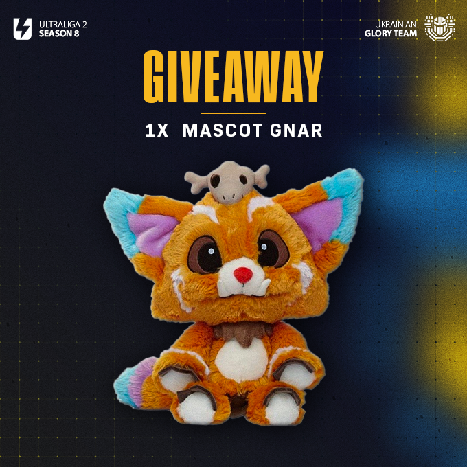 🎉🎉100 Followers = MASCOT GNAR GIVEAWAY! 🎉🎉

To enter: 
▶️❤️ +  retweet
▶️Tag 2 Friends
▶️Follow @UGT_lol 

Winner will be chosen 3.02.2024r
