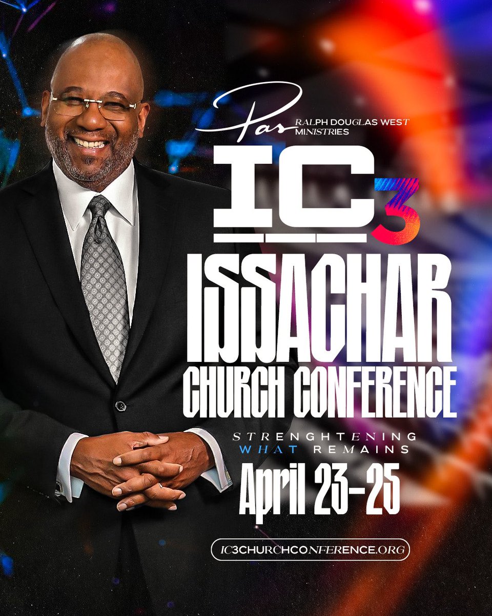 It’s time to strengthen our churches, revitalize our communities, and reach people for Jesus Christ. 

Meet me in Houston, TX April 23-25, and let’s work to make a significant difference.
Register: ic3churchconference.org

#IC32024 #IC3Conference #StrengtheningWhatRemains @rdwic3