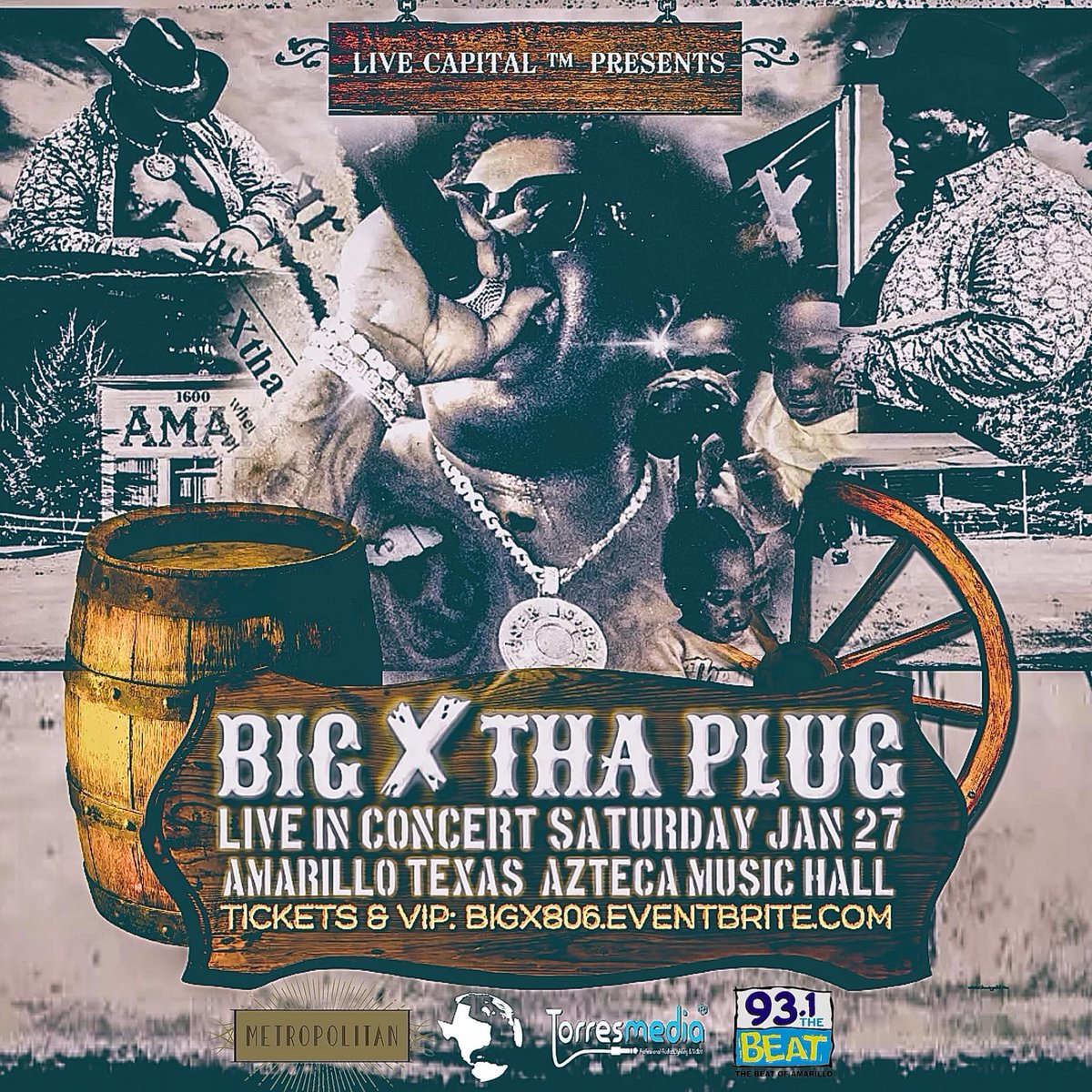 931thebeat's tweet photo. BigXthaPlugg coming this Saturday to Amarillo, TX @LiveCapitalTX grab your tickets now https://t.co/cZEVSnUdLo https://t.co/sg49j7NZUL