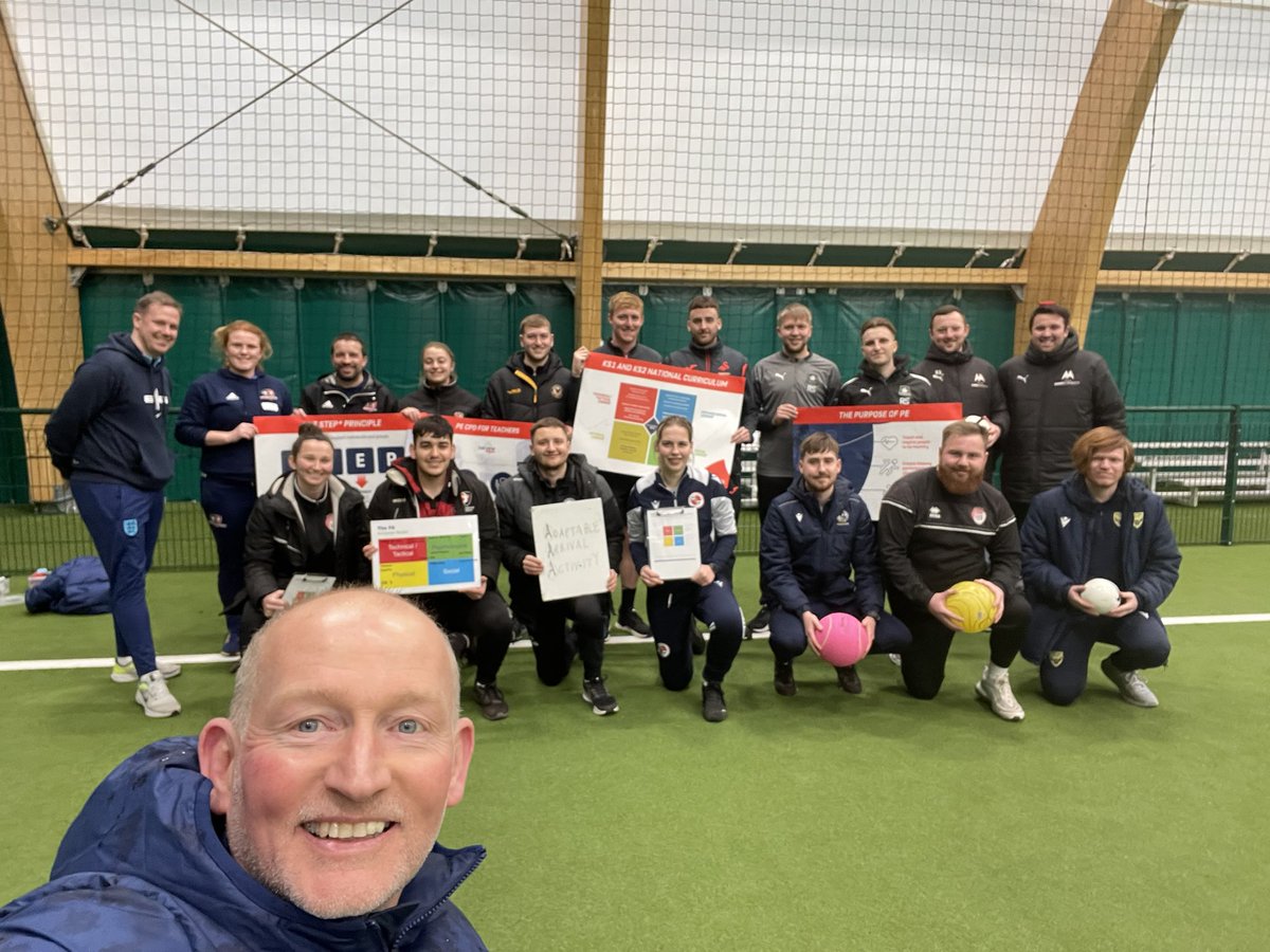 vphalsall's tweet photo. A great first day of PE CPD getting to know these colleagues across our South West CCO @PLCommunities region.
✅ AAA
✅ Holistic Development
✅ STEP
✅ Social Change
#PE #PlayExplore 😁 https://t.co/6gtbfch4qa