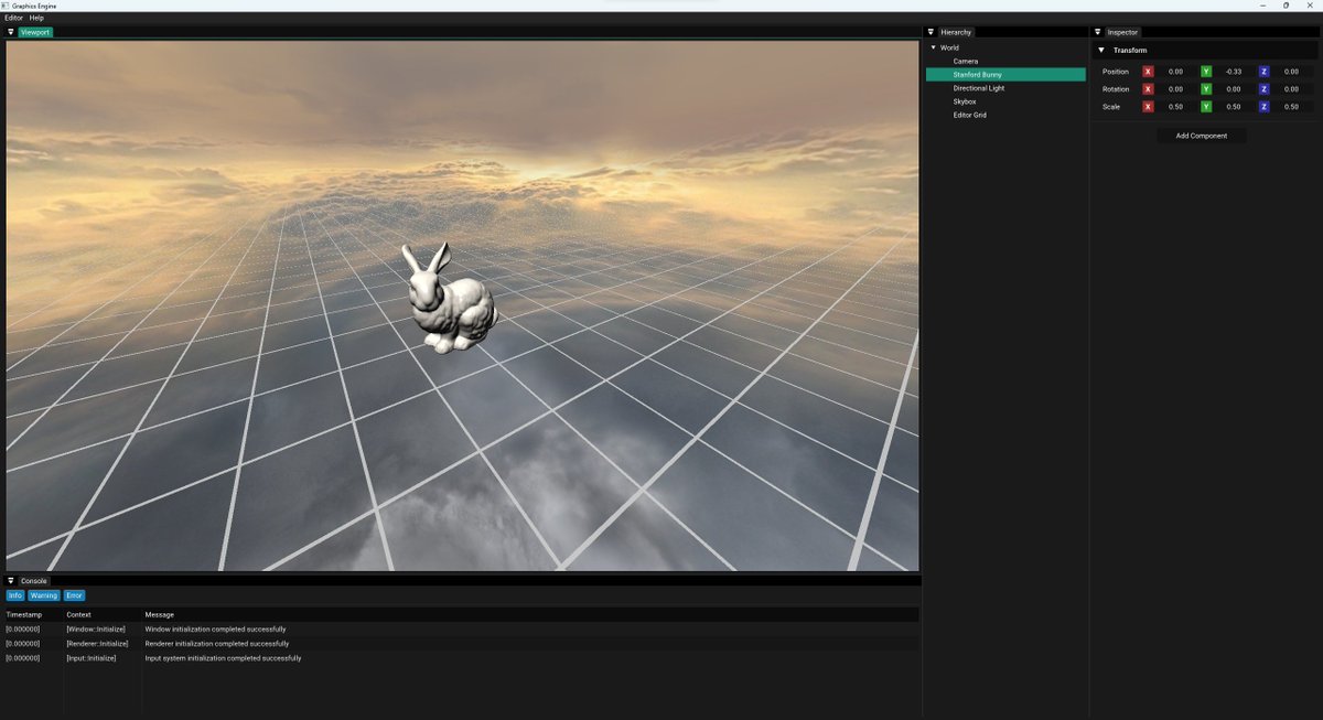 deg3x's tweet image. I think it actually starts looking nice... 👀

#gamedev #opengl #gamedevelopment
