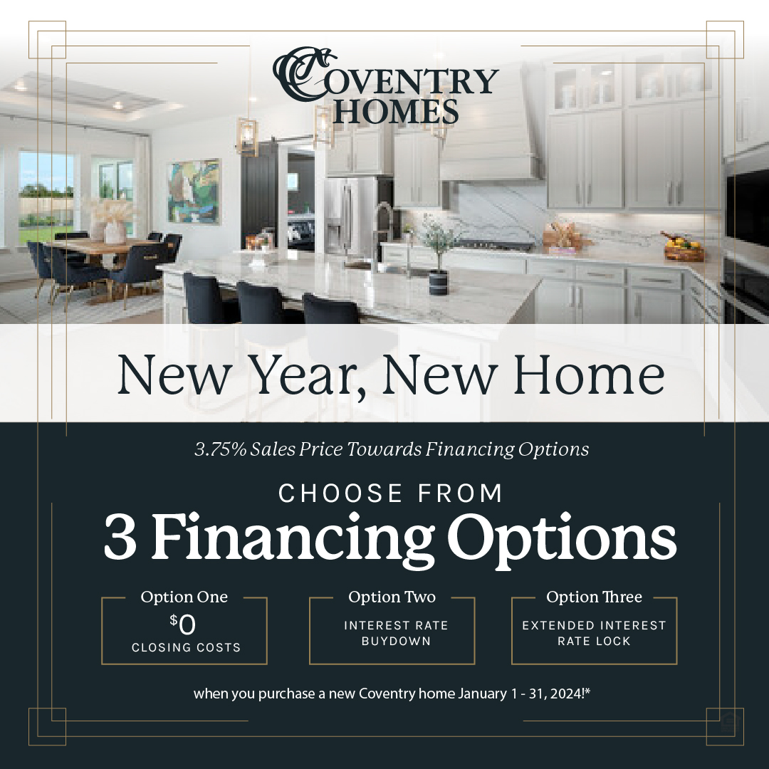 Purchase a new home now through the end of January in the Houston, Texas area and choose from 3 money-saving options!

View available inventory:  coventryhomes.com/houston/availa…