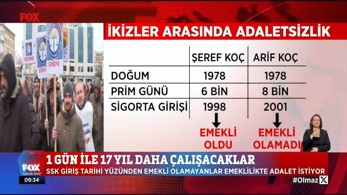 Sistemin bize yüklemediğiniz başka yükü kaldı mı ? Yeter artık #2000LerinSabrıTaşıyor 

Sırtına semer vurulmuş eşşek mi 9 Eylül ve sonrasıda kobay gibi bütün haksızlıklar bize yapılıyor. Akranlarımızdan daha fazla primle 17-20 sene sonra emekli olmak neyin cezası neyin bedeli‼️