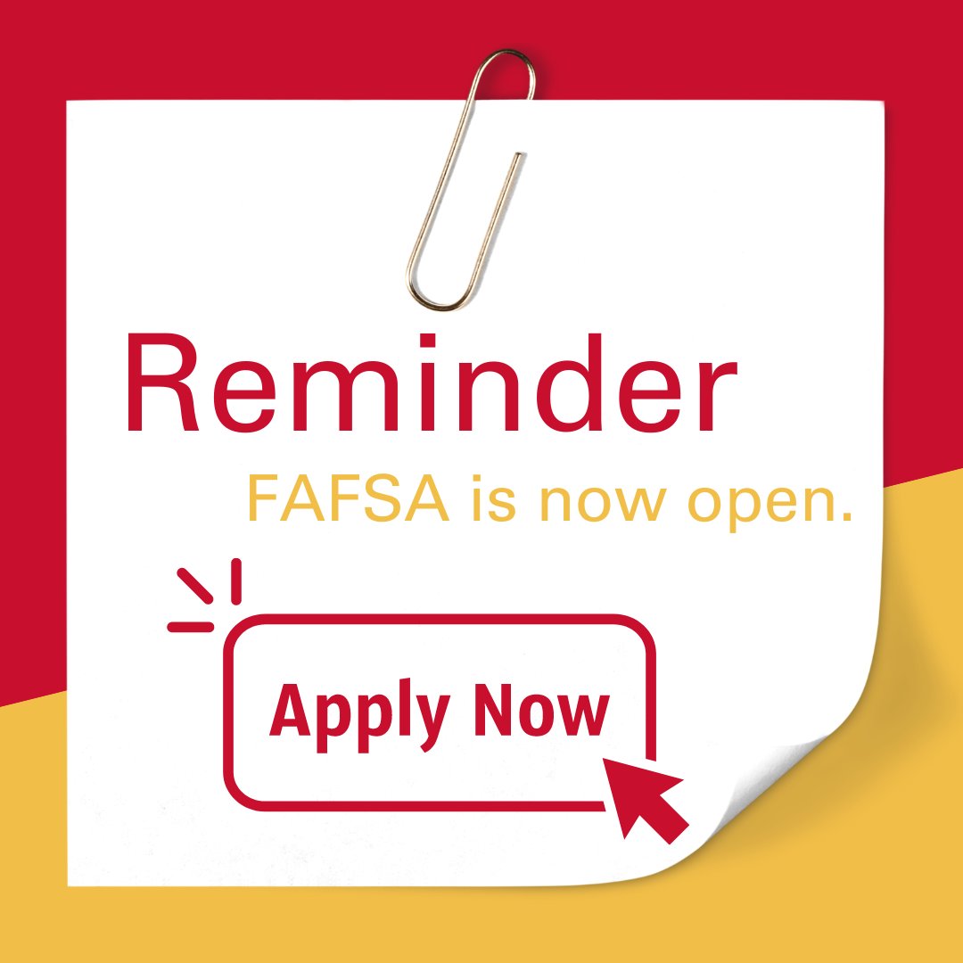 IAStateFinAid's tweet image. Happy Monday, Cyclones! We hope your first week of school was a success. We wanted to remind you the FAFSA is open and you can apply now. To apply, check the link in our bio.