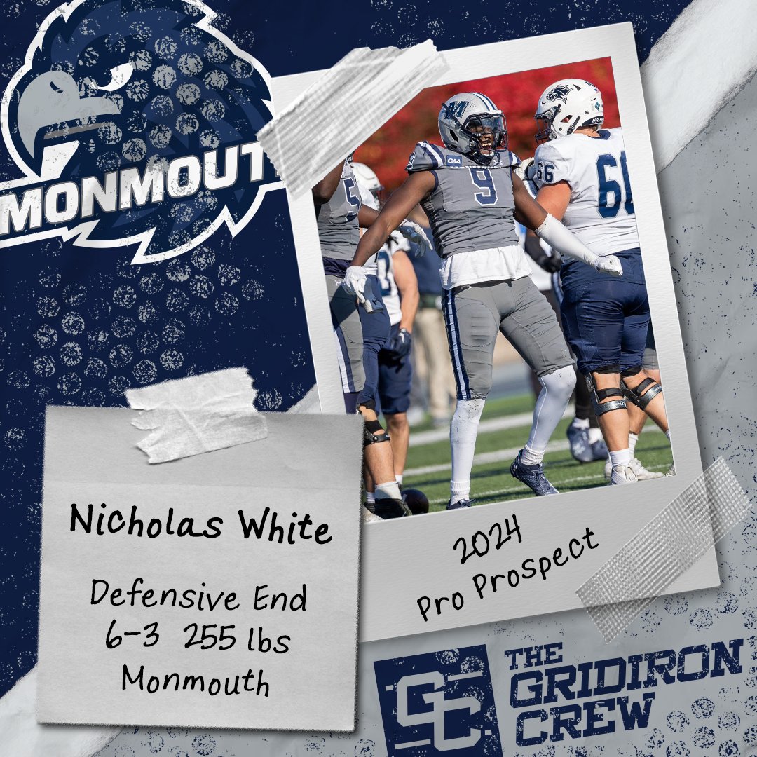 Gridiron_Crew's tweet photo. ⚠️ Attention Pro Scouts, Coaches, and GMs ⚠️

You need to look at 2024 Pro Prospect, Nicholas White @nickw_72, a DE from @MUHawksFB

👀 See our Interview: https://t.co/7GHhu6GFiM

#2024ProProspect #DraftTwitter #NFLDraft #NFL #CFLDraft #CFL #ProFootball 🏈 https://t.co/3TihFDEC6P