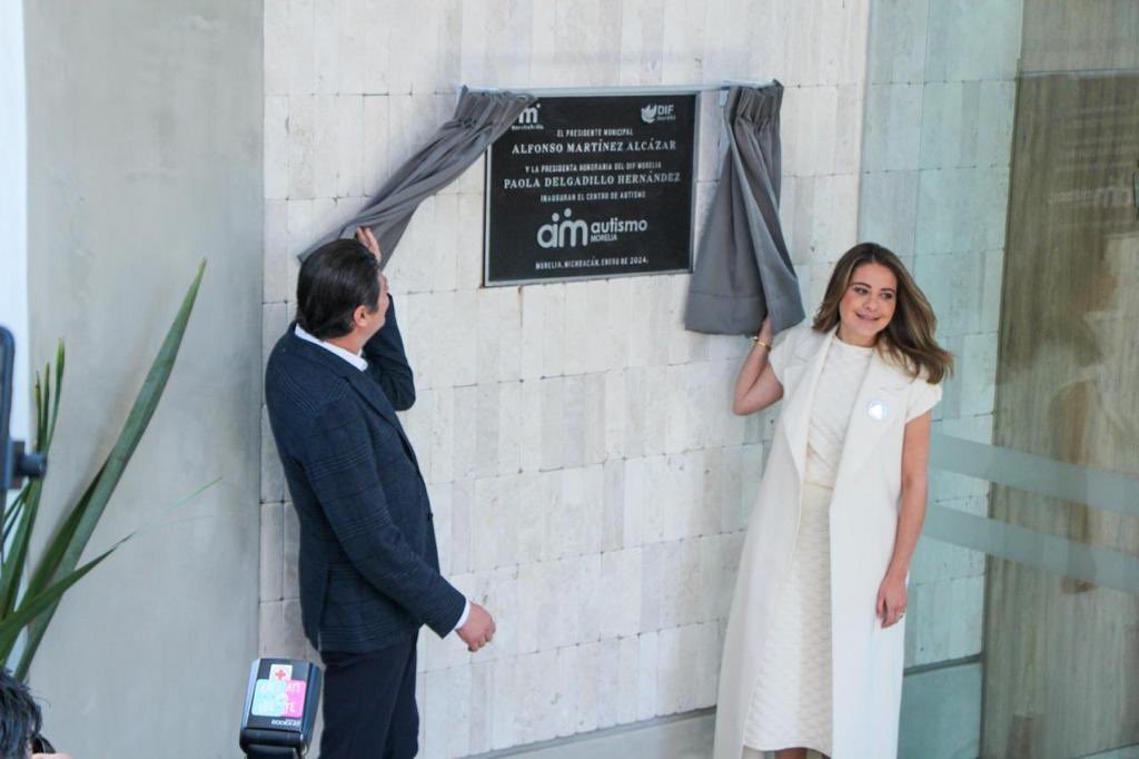 Reconozco y felicito el gran trabajo del presidente municipal <a href="/AlfonsoMtz_Mx/">Alfonso Martínez</a> y su esposa Paola Delgadillo por el Centro Autista Morelia, obra que refleja compromiso social y realmente incluyente. 

#TrabajandoParaTi
#MoreliaBrilla