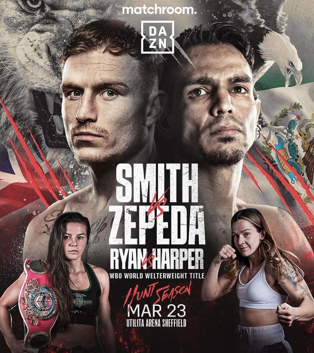 Sandy Ryan vs Terri Harper 🔥🔥🔥
Massive fight,I can't wait for this one hotel already booked in Sheffield a few weeks ago,Terri Harper to become 3 weight world champion 

#RyanHarper #SandyRyan #TerriHarper #MatchroomBoxing