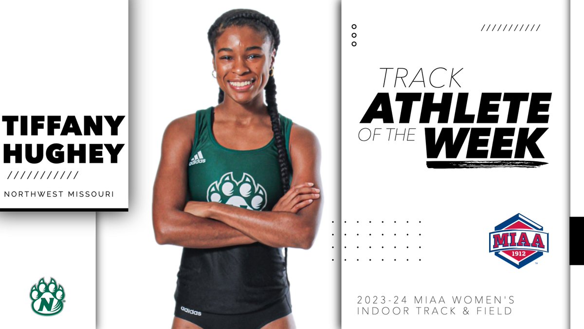 TheMIAA's tweet photo. Tiffany Hughey put up the Division II best time in the 400 meters and the third-best 200 meter time to be crowned the MIAA Track Athlete of the Week🔥⤵️

📰 https://t.co/CyTCRdPdFv
#BringYourAGame https://t.co/9Ubc8IjfSX