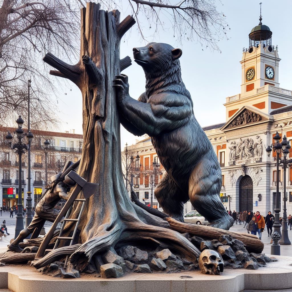 Desde 2019 Madrid ha perdido 78.616 árboles maduros. Muchos de estos árboles han sido talados por no cortar algunas calles al tráfico unos meses. Hoy le tocó a un cedro centenario en el paisaje de la luz. Este verano será más difícil que nunca encontrar sombra en Madrid.