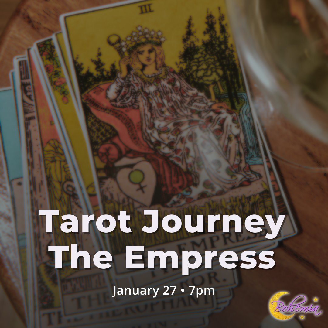 Journey into the tarot with our monthly tarot meditation and discussion. This month, meet the Empress. No previous knowledge is necessary.

🎟️ Reserve your spot.
📞 786.274.0123
🌐 lunabohemiashop.com

#LunaBohemiaShop #ShopMiami #tarot #TarotCommunity #meditation