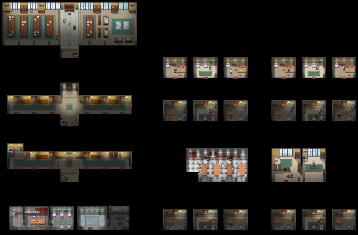 Reds_Chronicles's tweet image. Quelques maps d'intérieurs pour changer !
Bienvenue dans l'Océane, revue et corrigée !

#PSDK #fangame