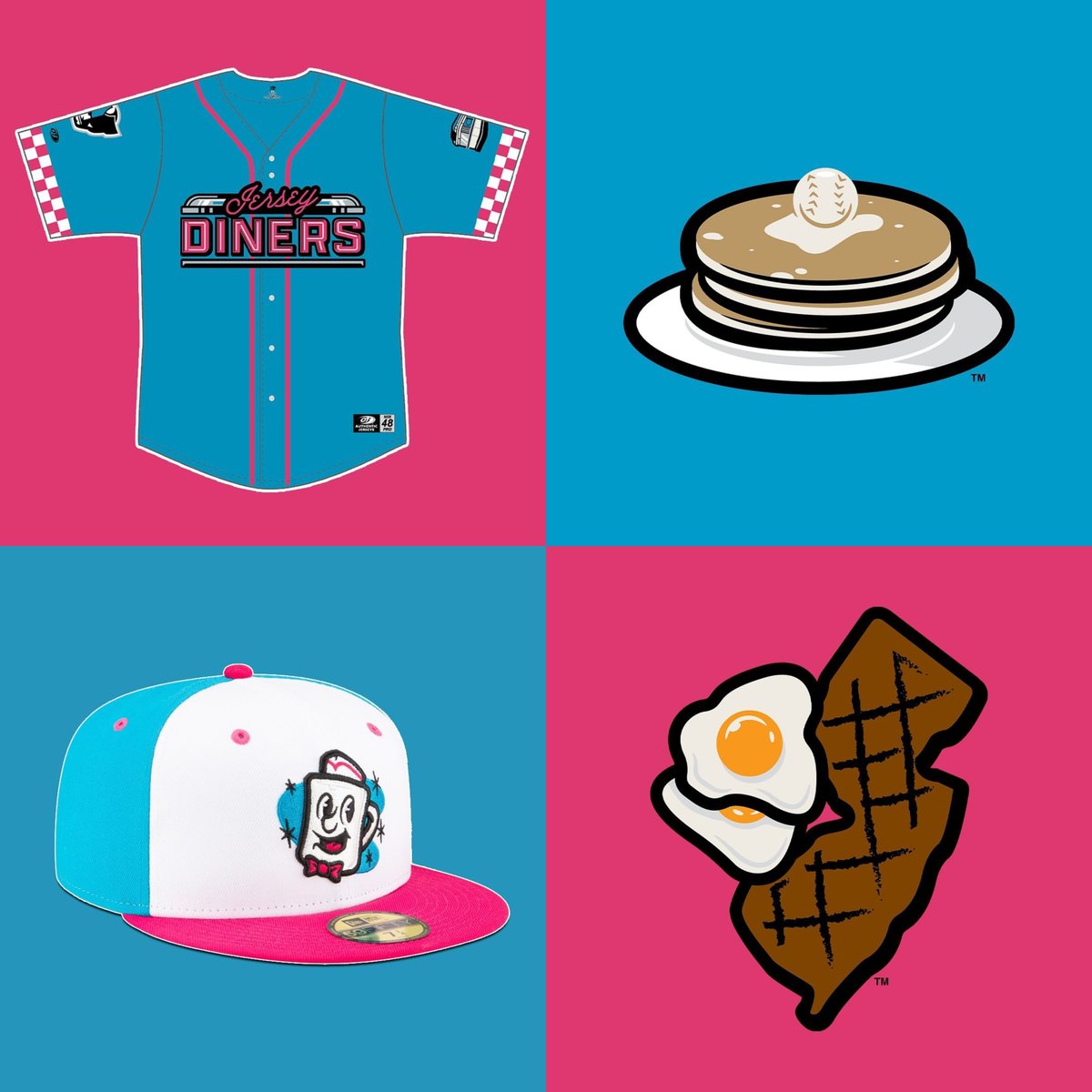 Cut4's tweet photo. Yankees affiliate team, the Somerset Patriots, will rebrand for three games in 2024 as the Jersey Diners

During the games, the team will wear exclusive Jersey Diners uniforms and fans can expect diner-themed food options, promotions and more https://t.co/4BiJY6di5V
