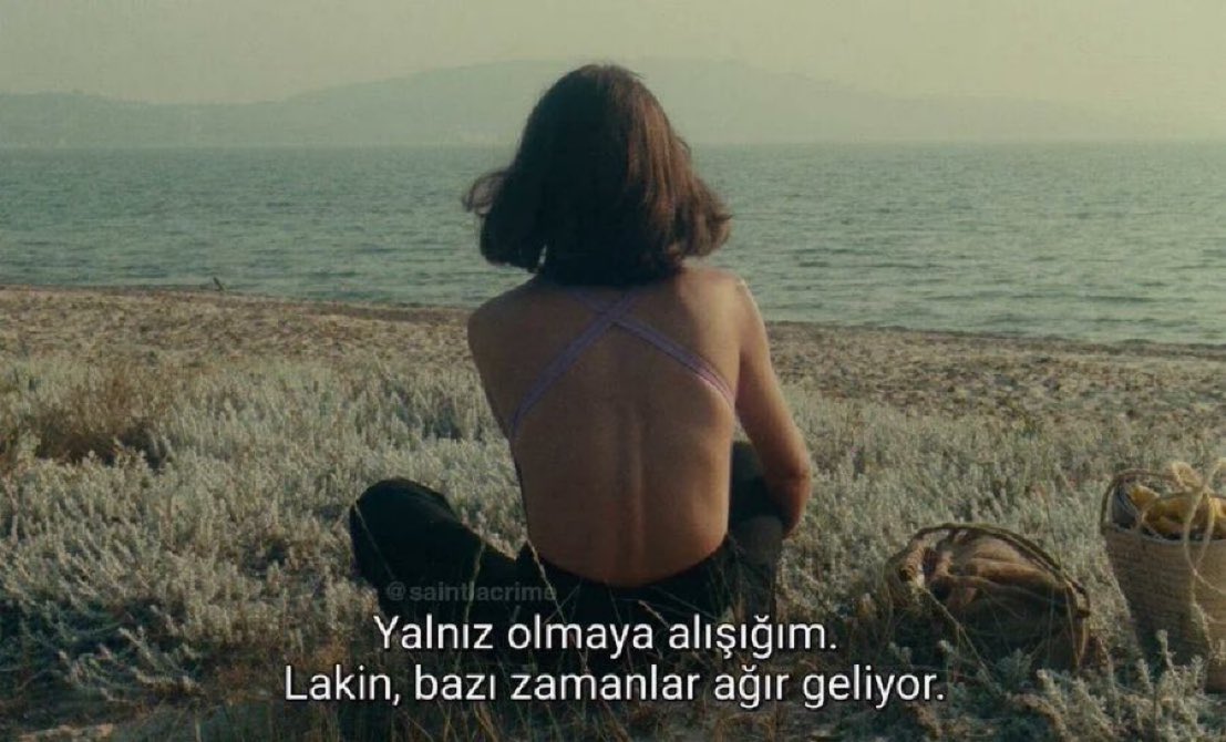 “Yalnız olmaya alışığım. Lakin, bazı zamanlar ağır geliyor..”