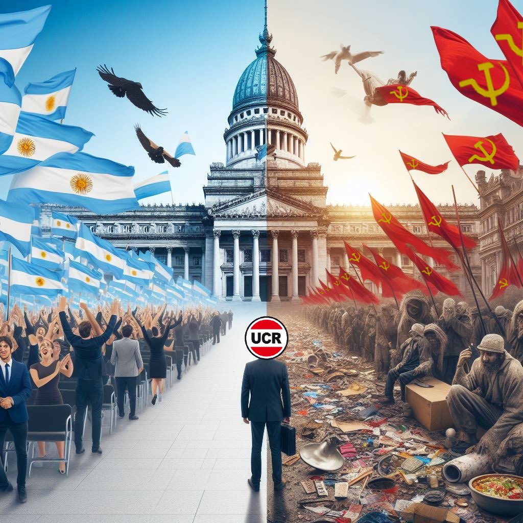 GordoDan_'s tweet image. La UCR hoy se juega la responsabilidad histórica de apoyar las ideas de la libertad para sacar a la Argentina adelante de una vez por todas o de tranzar con el kirchnerismo para seguir hundiéndonos en la pobreza.

¿De qué lado estás UCR?

Que #DeQueLadoEstasUCR sea tendencia YA