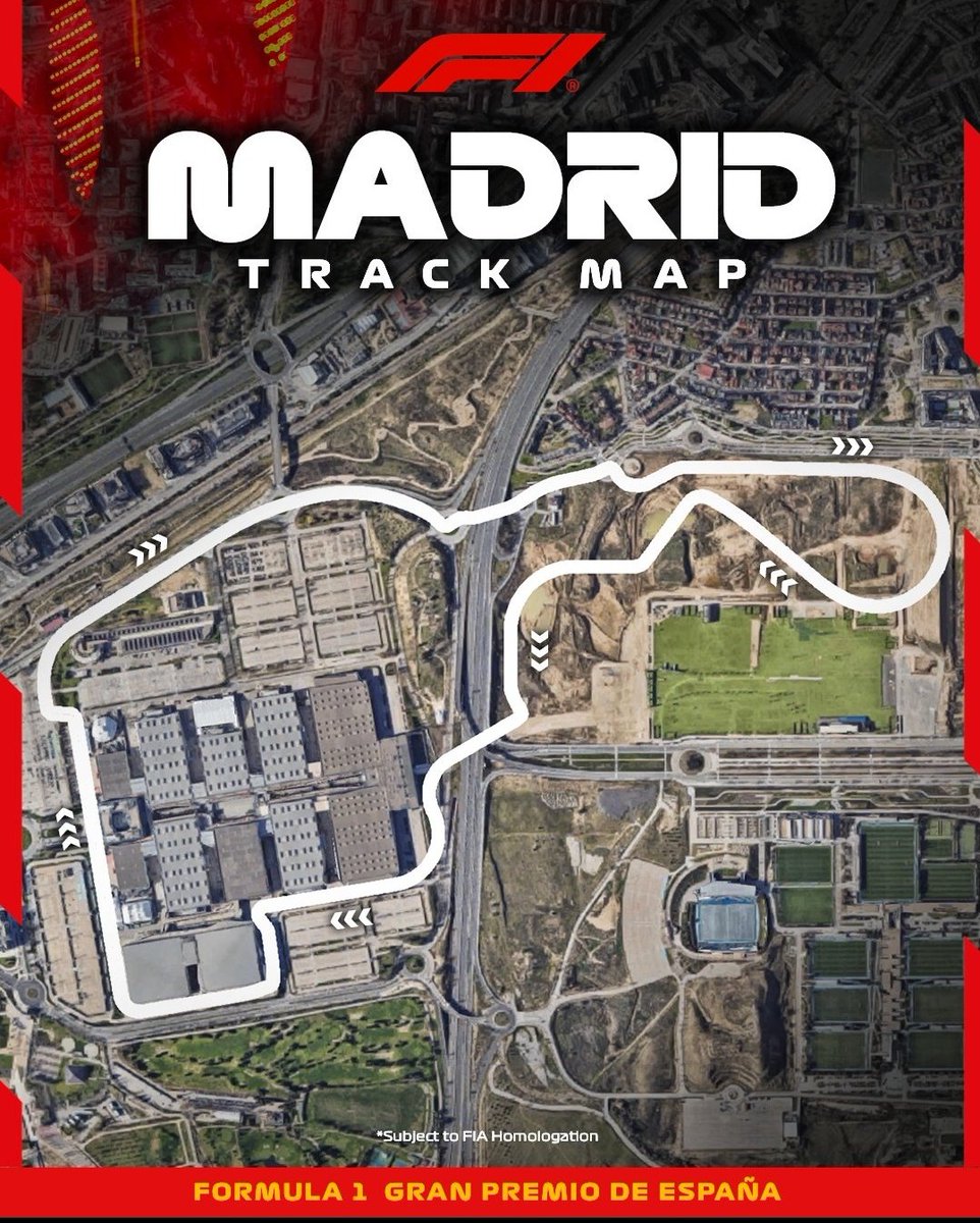 DiSiCo30_872's tweet image. Tras el anuncio oficial del nuevo circuito urbano de Madrid para el GP de España de 2026, no he podido resistirme a darme una vuelta e investigar el estado actual del trazado alrededor del IFEMA. 

Abro hilo: