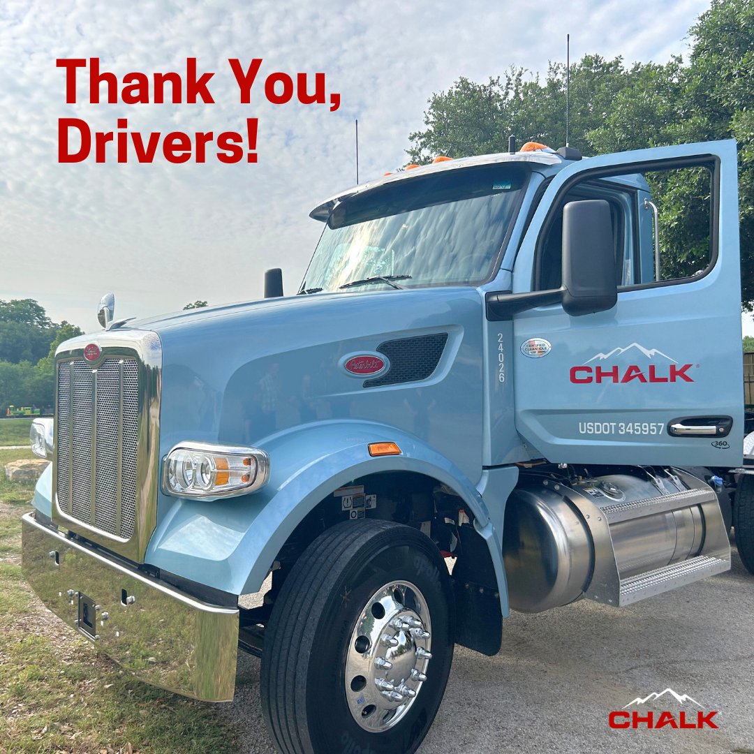 January's #NationalThankYouMonth & no one deserves our gratitude more than #TruckDrivers. They keep our economy rolling along, always. Be sure to #ThankATrucker every time you see one!

#highwayheroes #roadwarriors #ThankADriver #ChalkMountain #cmstx