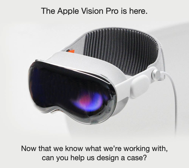 SFBags's tweet photo. Help us design the ultimate case for the #AppleVisionPro! ๐
Let us know your input in this short survey:
https://t.co/ixeCWrNwQI
#Apple #VisionProCase #MadeInUSA ๐บ๐ธ Retweet https://t.co/EoR7nYu1mb