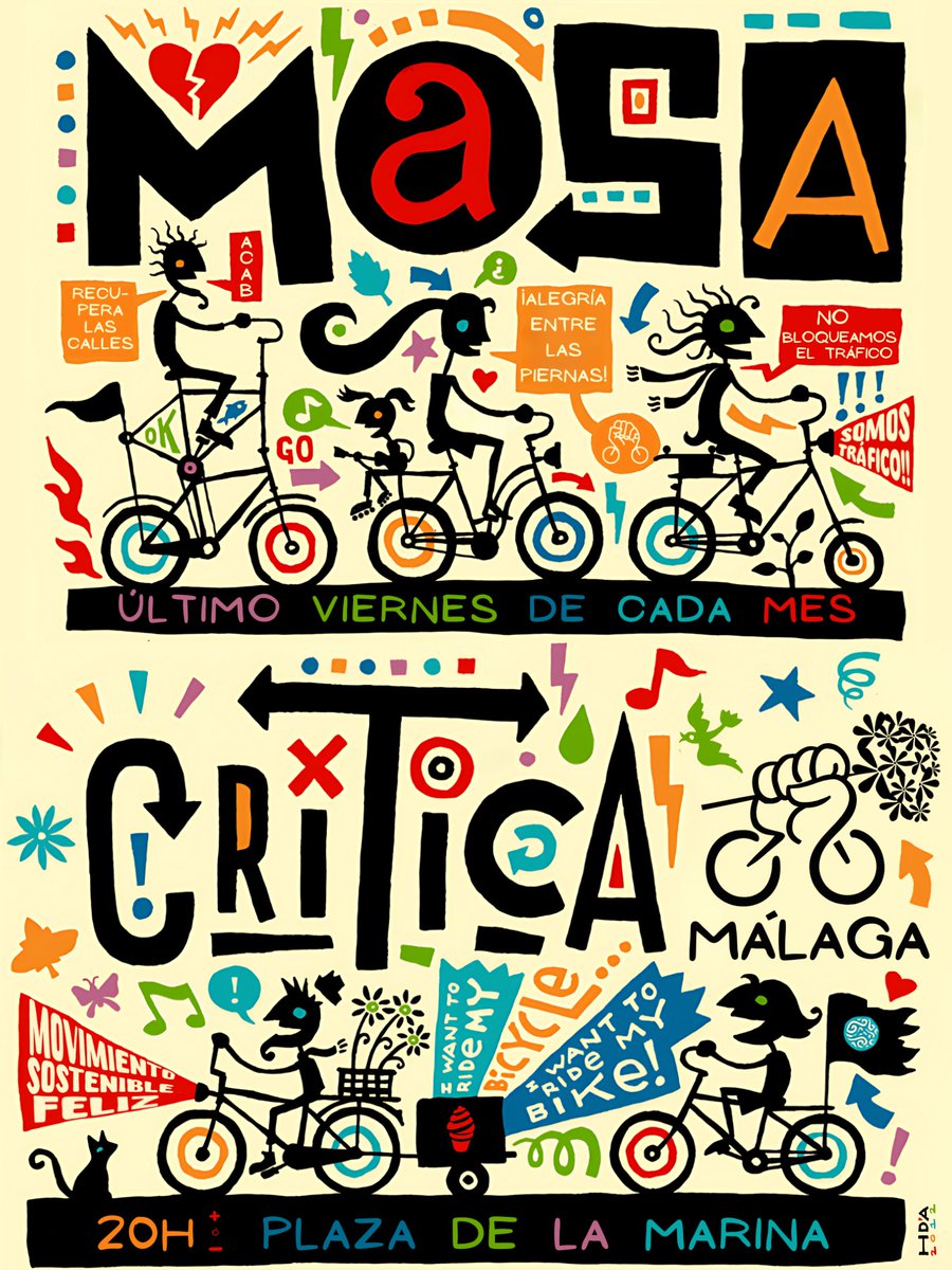 Masa Crítica Málaga🚲🛼🛹🛴 tweet media