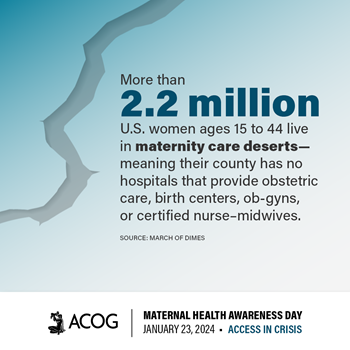 Today, on #MaternalHealthAwarenessDay, let's raise our voices for the well-being of moms everywhere because EVERY mother deserves access to quality healthcare. Check out @acog's dedicated website for #maternalhealth resources: bit.ly/3u6sal4. #supportmoms #healthymoms