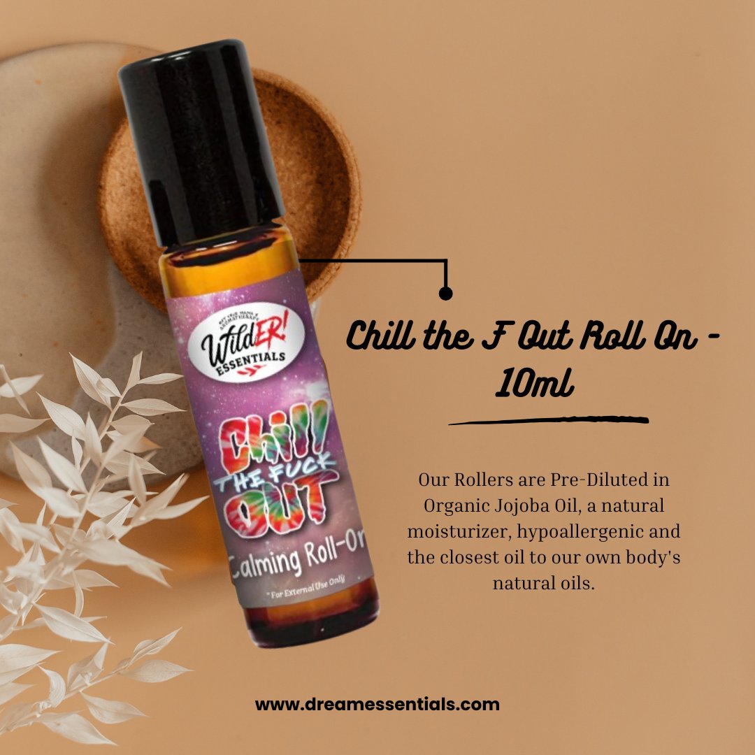 Wild_Essentials's tweet image. Introducing the &quot;Chill the F Out Roll On - 10ml&quot;! 🌿✨ Unwind with our calming blend designed to bring tranquility to your day. 😌 

#ChillTheFOut #RollOnRelaxation #UnwindInStyle #NaturalCalm #EssentialOilRollOn #ChillModeActivated #FindYourCalm #StayChill #ShopAndChill