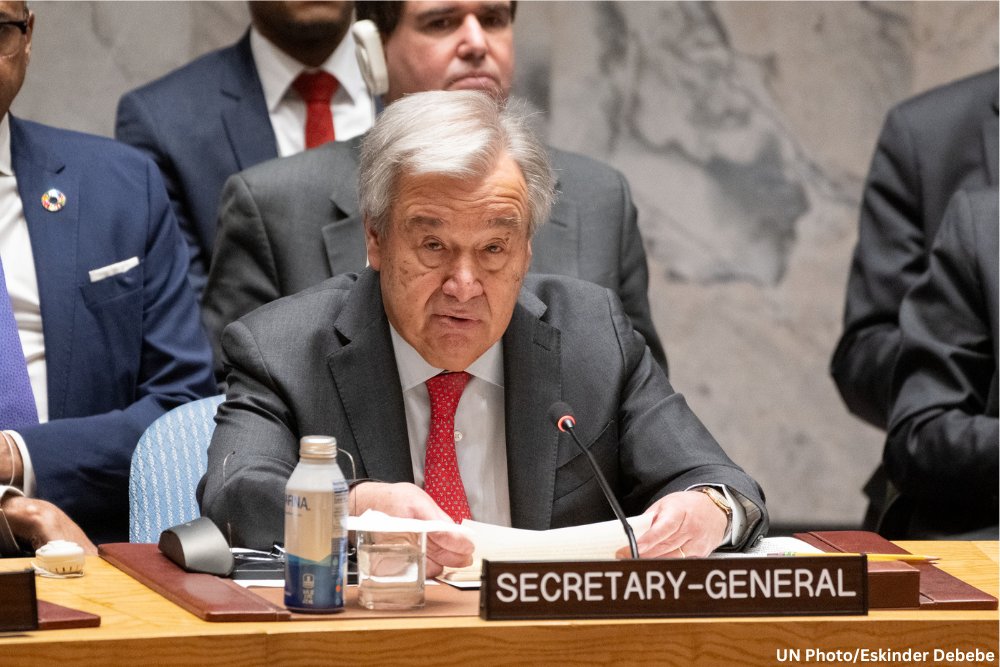 “I call for rapid, safe, unhindered, expanded & sustained humanitarian access throughout Gaza.” – @antonioguterres calls for humanitarian ceasefire to ensure the delivery of aid, facilitate the release of hostages & lower tensions in the Middle East. un.org/sg/en/content/…