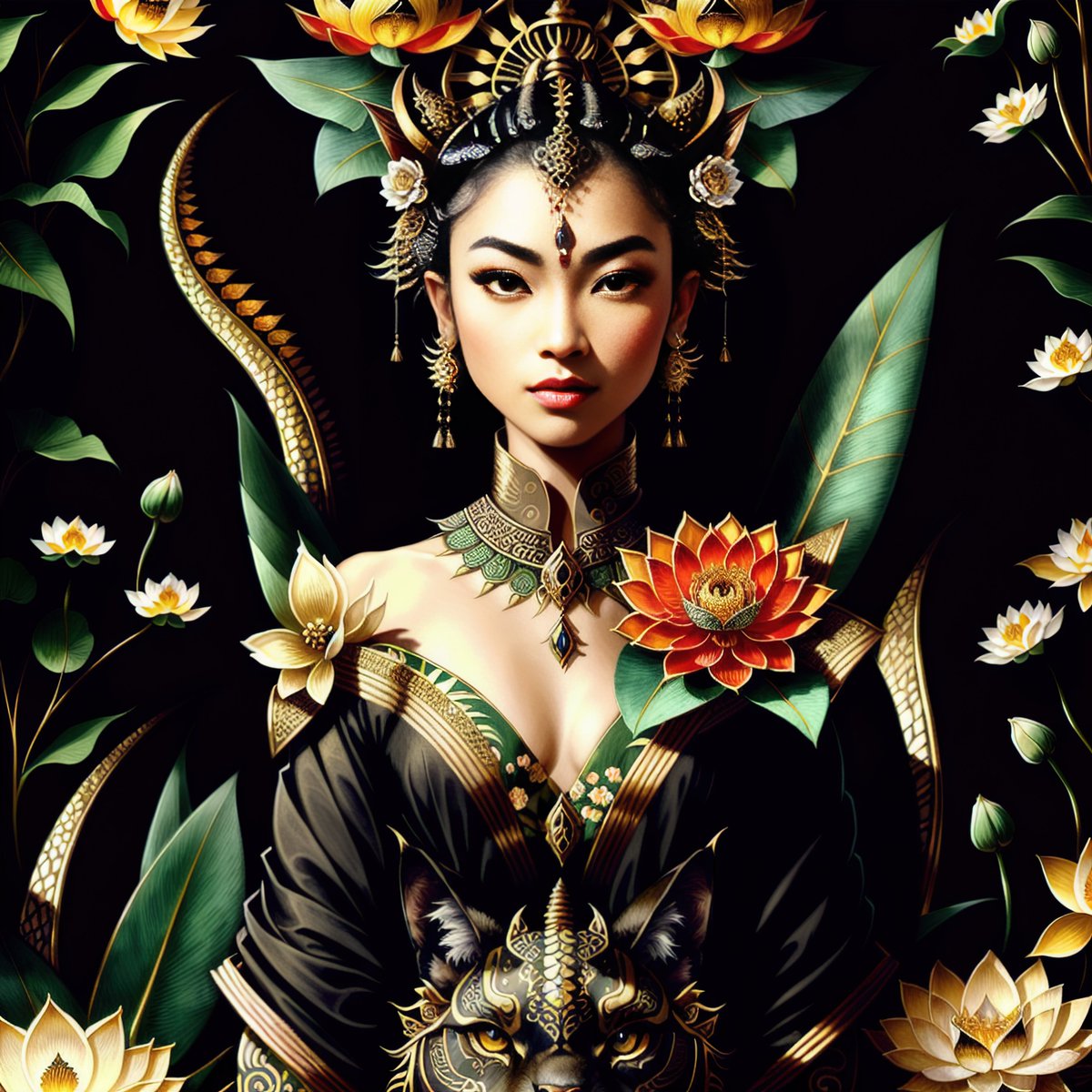 Sandytoes2211's tweet photo. Tapestry of Resilience 🍃
submitted to an Open Call on @thehugxyz
#awedacity #HugxStabilityAI https://t.co/jbM02GxBds
