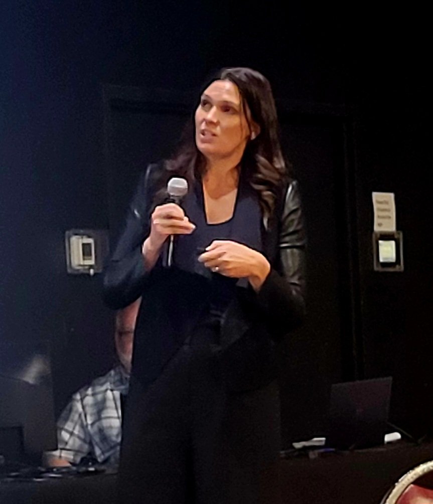 peasloveharmony's tweet photo. Thank you Nicole Atchison for providing attendees with a look at the opportunities and the bright future ahead for pulses! @PURISfoods #plant24 #pulses #northernpulse https://t.co/qlFq45LR82
