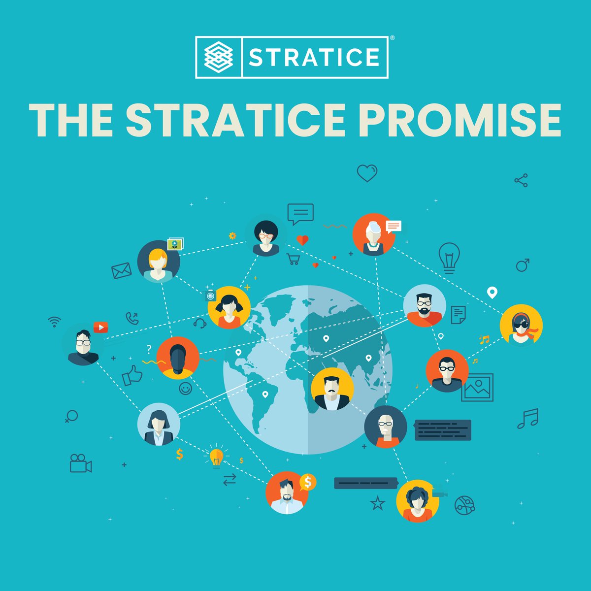 Our promise to you is this: Stratice takes a relationship-based approach to talent management to create an open, respectful, and creative space between our clients and our team.