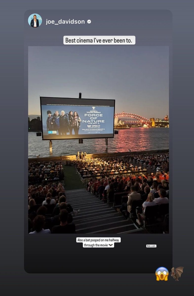 Maria_PORTUGAL2's tweet photo. Force of Nature:The Dry 2
Premiere Sidney openair with a Screen in water !🧐😯
I liked 🥰
#AnnaTorv #DeborraLeeFurness #RobinMcLeavy #SisiStringer #LucyAnsell #ForceofNature #EricBana #JaneHarper #RobinMcLeavy https://t.co/3kT3zMJhIH
