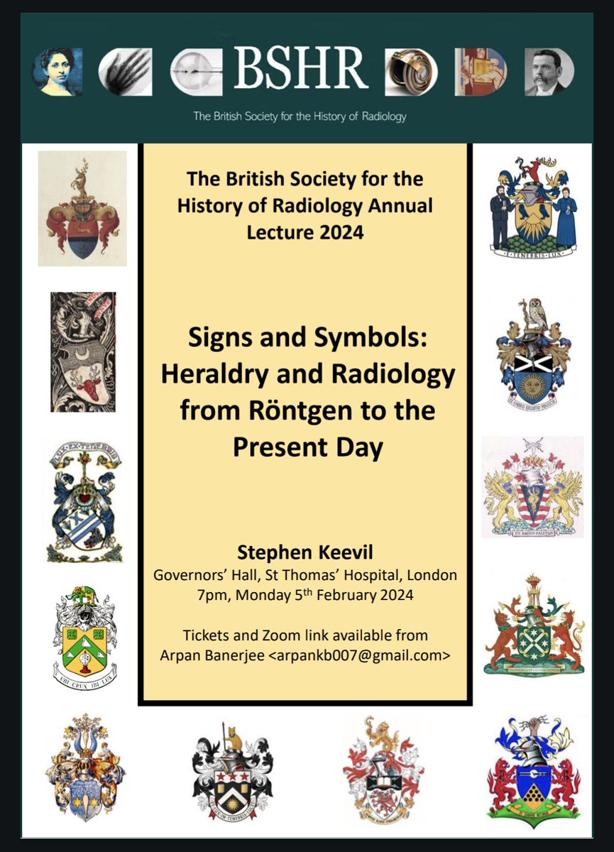 Don't forget to book your tickets for the BSHR annual lecture for 2024. More details available at BSHR.org.uk