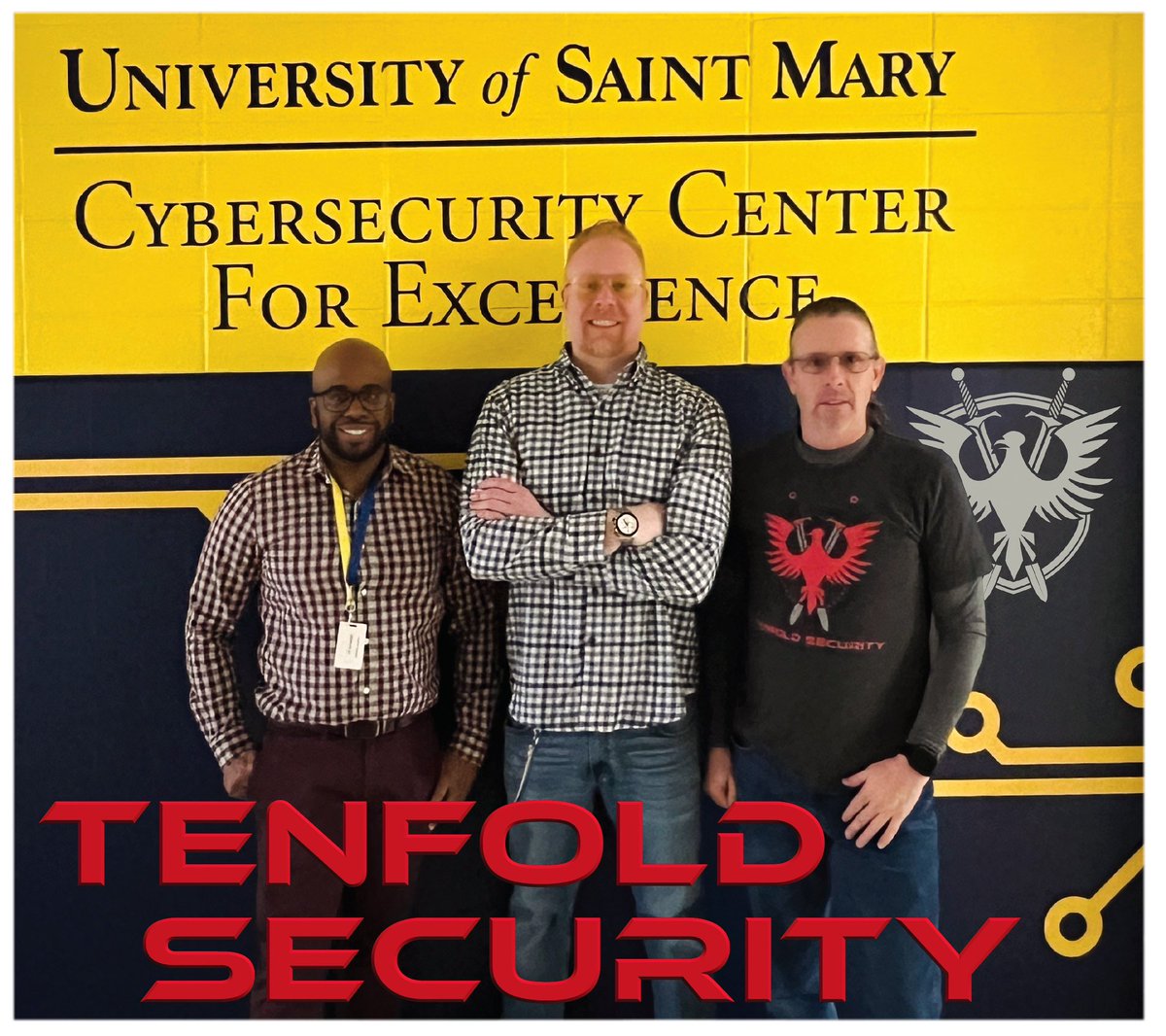 Tenfold Security welcomes Marcus Elias! He will be onsite with <a href="/USMSpireWire/">Saint Mary</a> overseeing their information technology &amp; cybersecurity programs alongside Tenfold's security operations center. We are so pleased to have Marcus onboard!