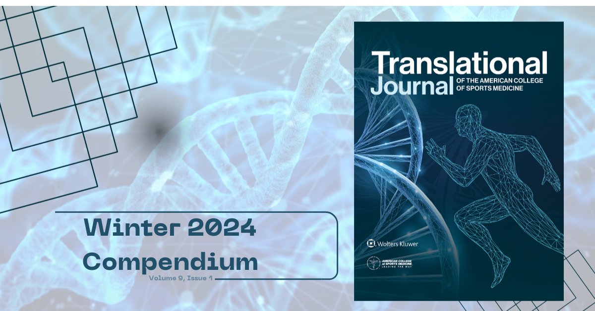 The TJACSM Winter 2024 Compendium is now live! Check out 4 new articles including how coaching over zoom can improve home workouts, and plyometrics improve bone mineral density. 📖 Read the issue 👉 brnw.ch/21wGkgz