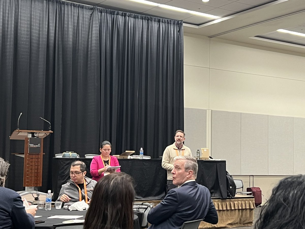 This was a last minute decision to attend but this education leadership workshop by @DespiteTheTimes and @nsicumommamd14 has provided some of the best conversations of #SCCM2024. It is fascinating that wherever we are in the world, we all face the same challenges! #PedsICU