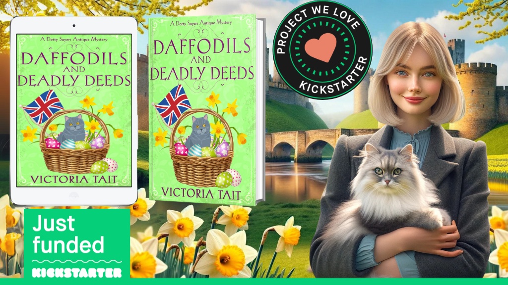 My Cozy Kickstarter project has just funded and been selected as a #ProjectWeLove Check it out at kickstarter.com/projects/victo… #Kickstarter #cozymystery