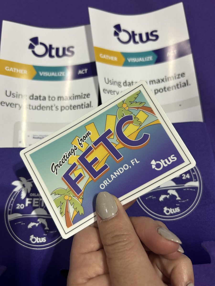 Made it to sunny Orlando for <a href="/fetc/">FETC</a> with the <a href="/OtusK12/">Otus</a> fam. Come say hi at booth 4249 during tomorrow’s opening reception 🍻