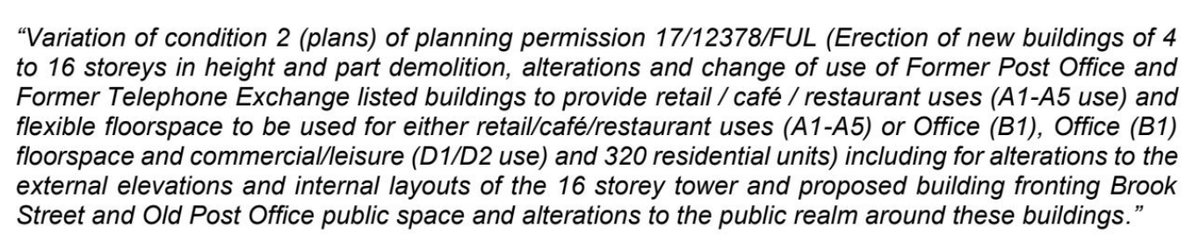 GroveKIRG's tweet photo. Can anyone explain this 23/03242/FUL?

Erection of 3 new buildings of 4 to 16 storeys and part demolition of the former Listed Old Post Office building? https://t.co/aoHsk0ZYu5
