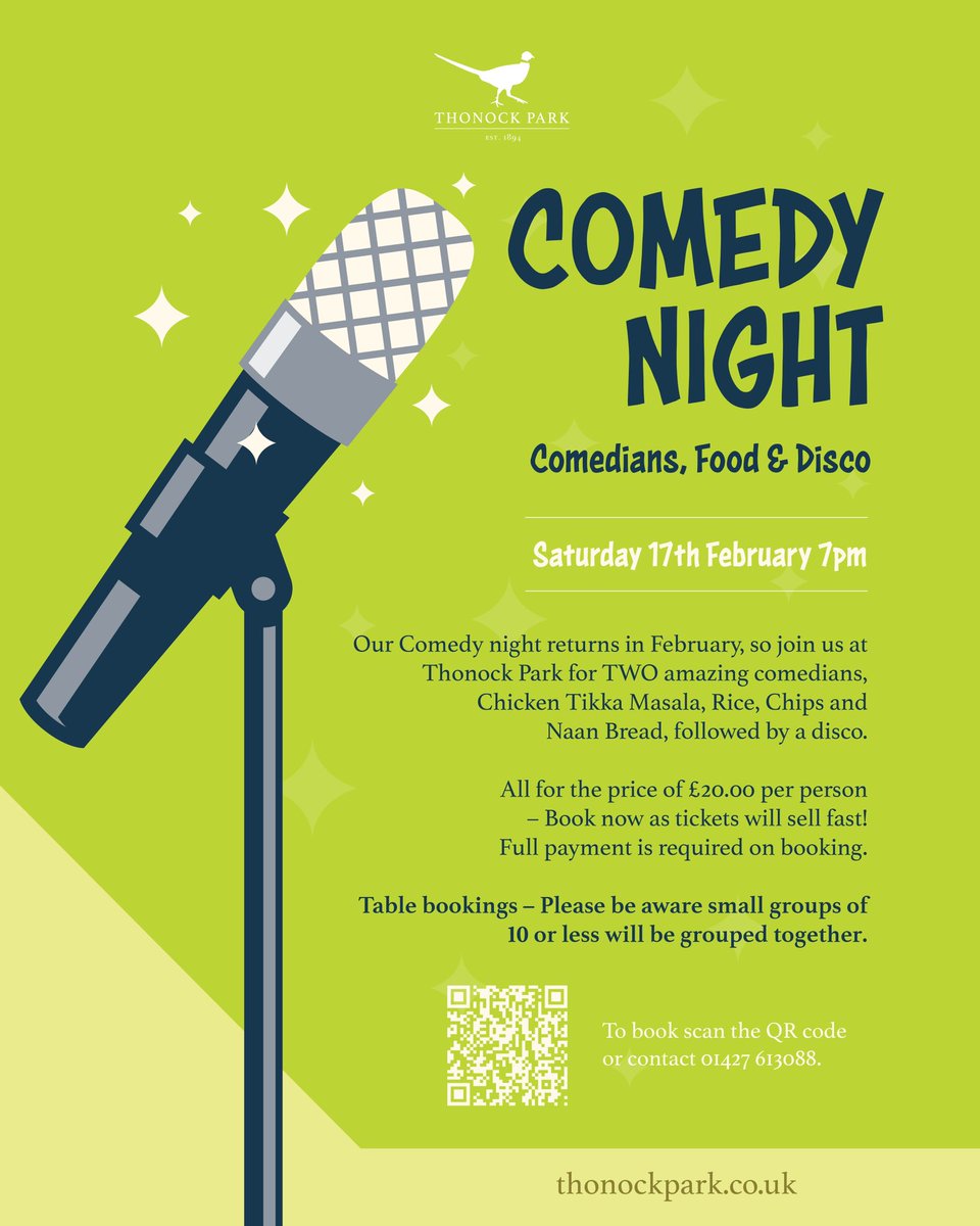 Events coming in February!🕺🏻 🪩🎤Quiz Night on the 7th February - £12pp including pie.
Cupids Night on the 10th February - £20pp including a carvery and disco❤️.
Comedy night on the 17th February - £20pp including meal &amp; disco.
To book please click here: e-s-p.com/elitelive/book…
